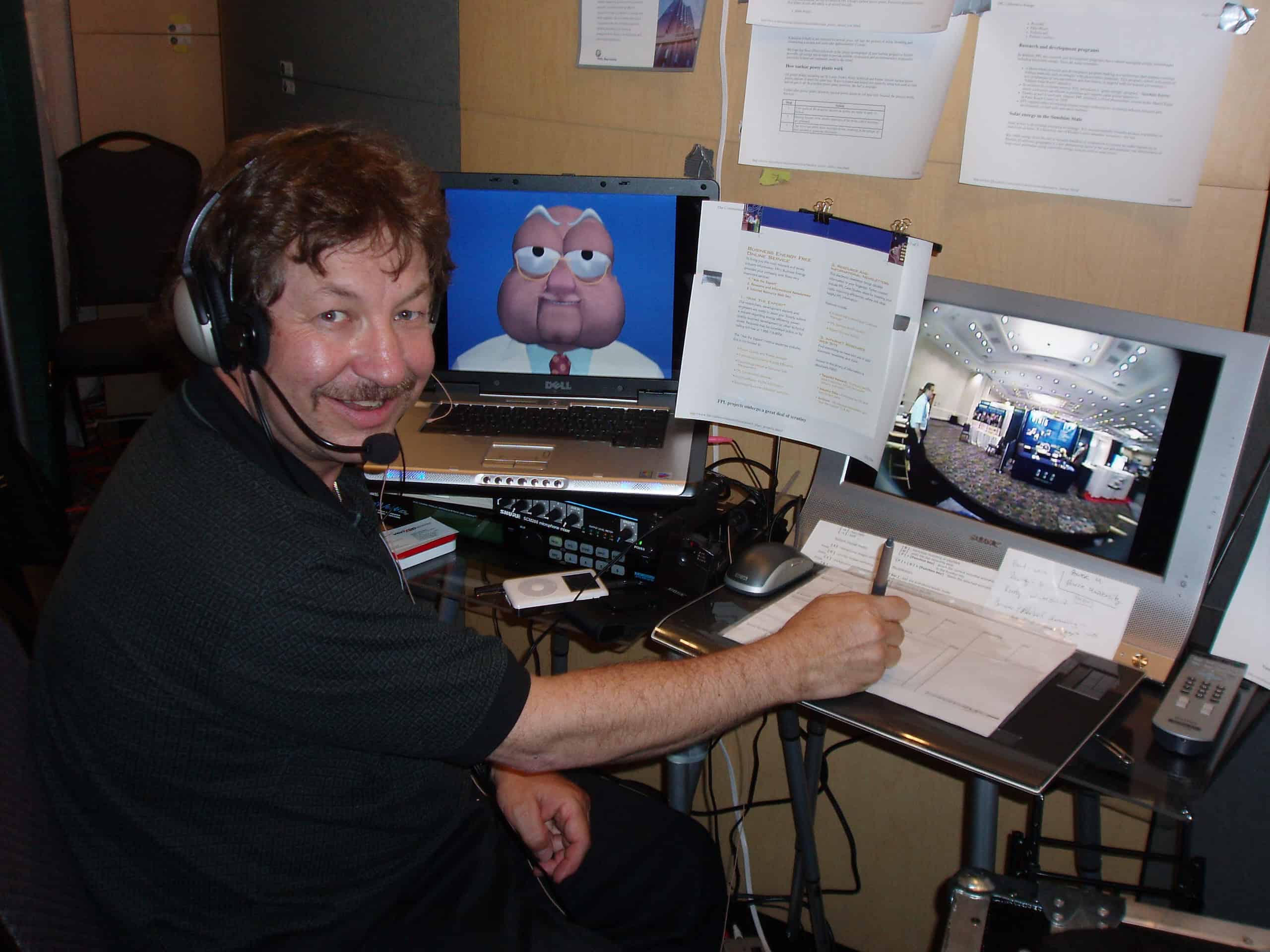 Gary Jesch in Florida Power & Light booth